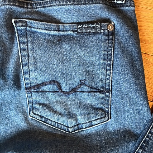 7 for all man kind ankle skinny jeans - Picture 6 of 6